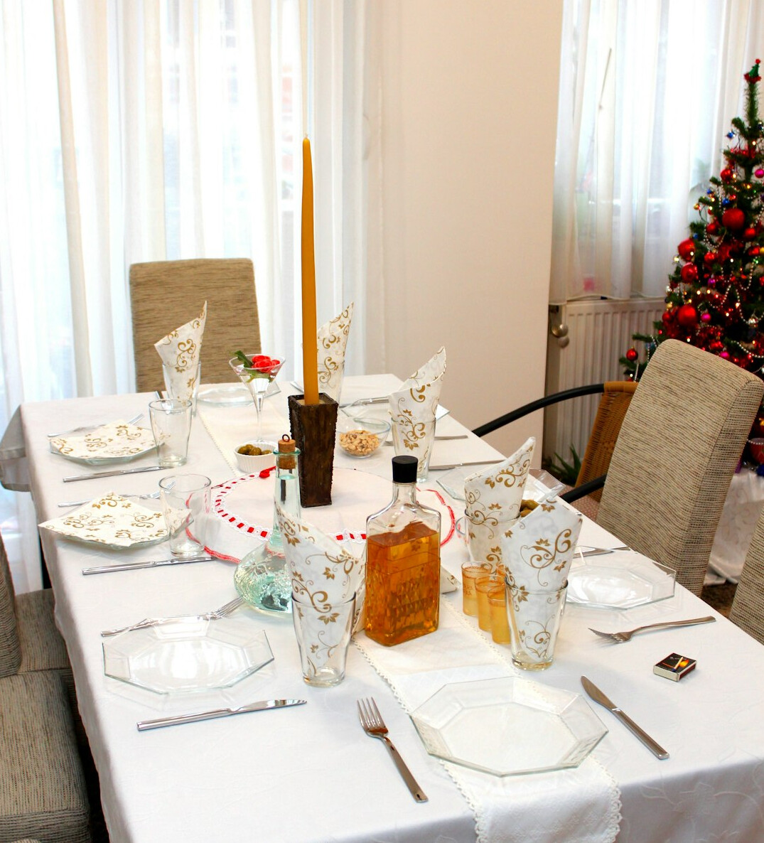 family dinner table
