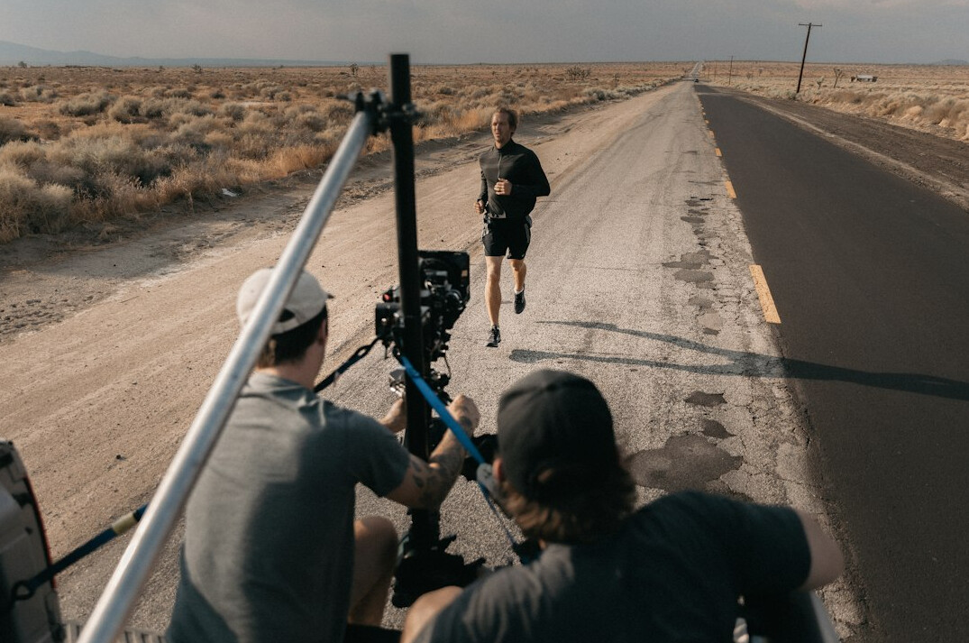 film set behind scenes